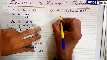 Derivation of Equations of Rotational Motion | System of Particles and Rotational Motion