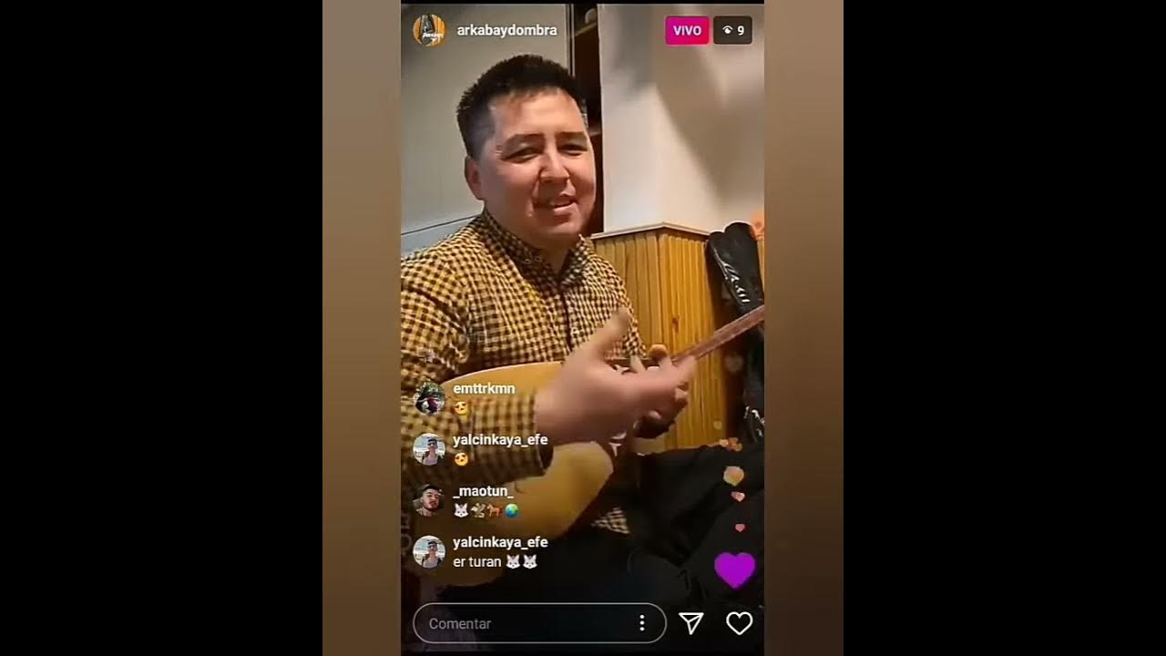 21.01.2020 Song "ER TURAN" with dombra - Instalive of Arkabaydombra 21.01.2020 Song "ER TURAN" with dombra - Instalive of Arkabaydombra