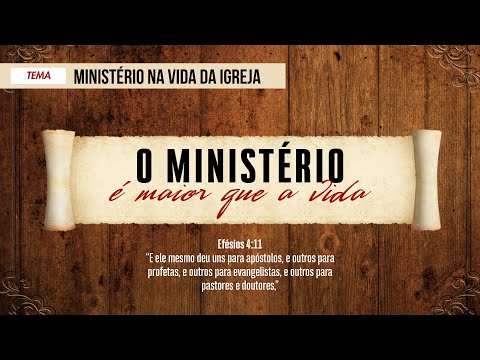 01/12/2025 - [O MINISTÉRIO - 22h] - Igreja Cristã Maranata - "Ministério na vida da igreja"