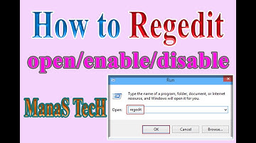 How to run/open/enable/disable Regedit : gpedit.msc