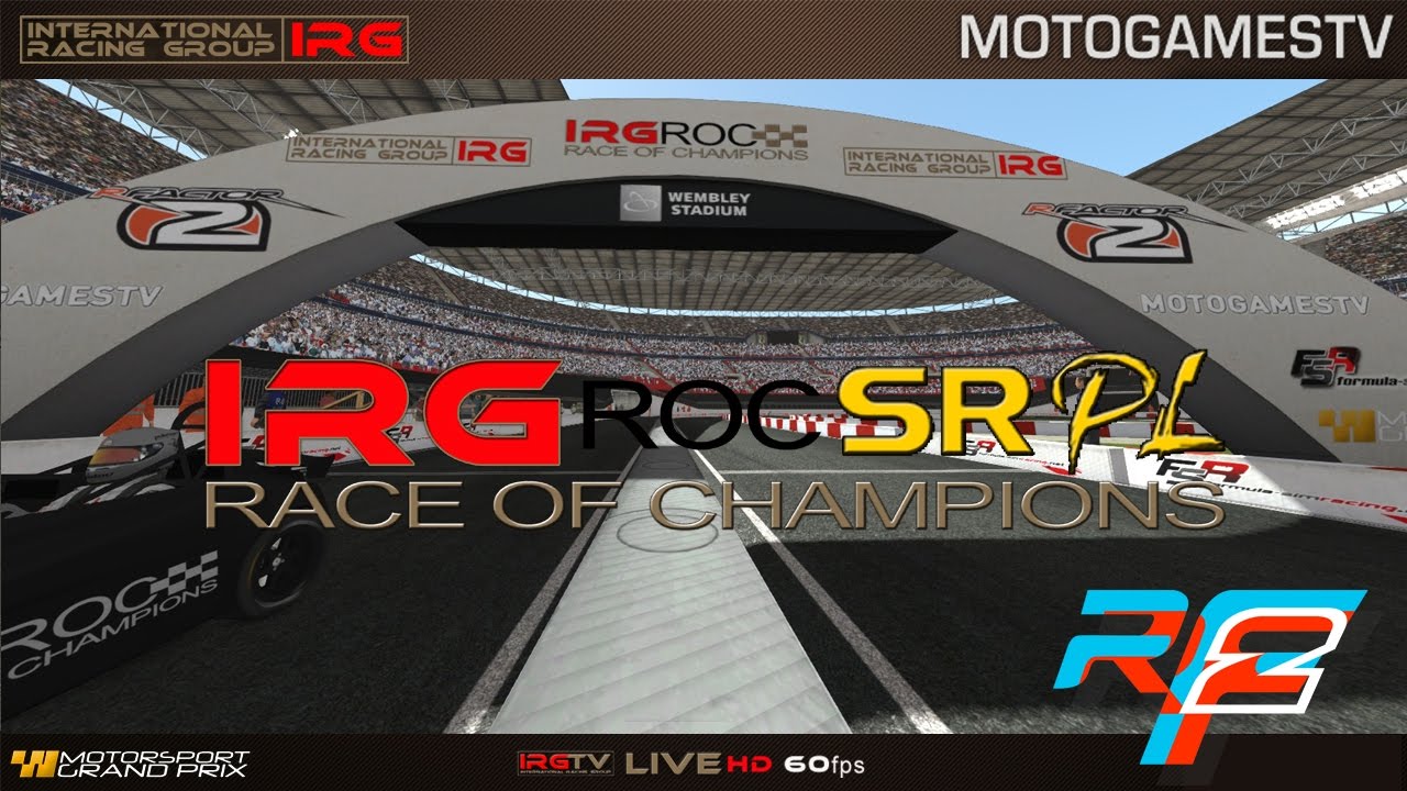 IRG World - rFactor 2 - IRG ROC (Race Of Champions) 2016 1080p60 live stream 
