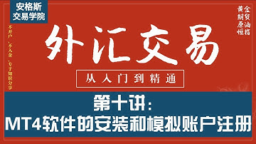 外汇交易基础知识入门课10：MT4软件的安装和模拟账户注册（从入门到精通——全集必看）