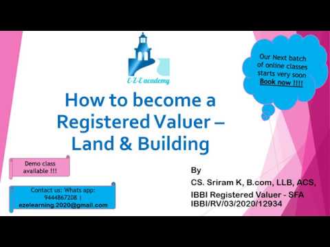 How To Become Valuer After Civil Engineering