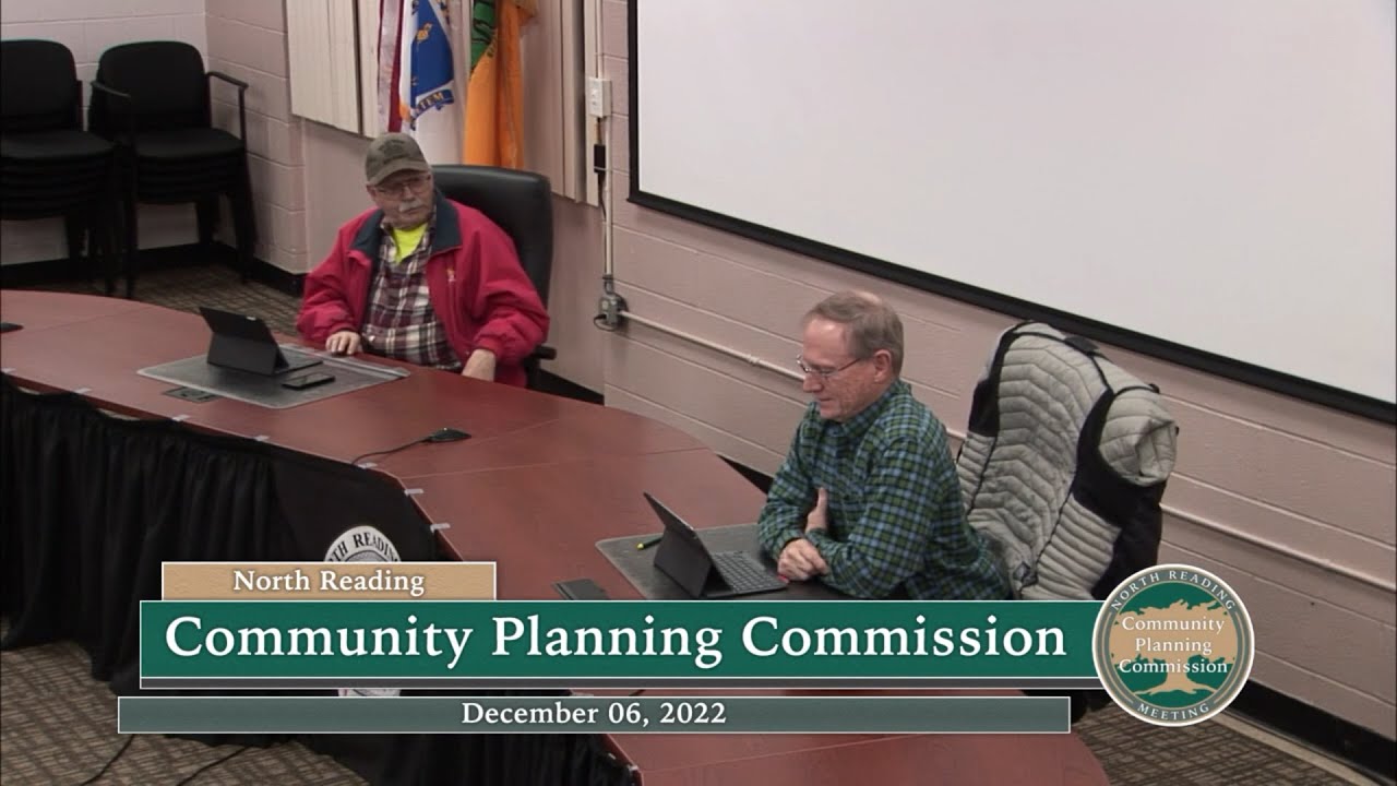 North Reading Community Planning Commission Meeting 12/06/2022 YouTube