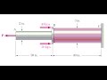 Resistencia de materiales: esfuerzos Normales, Ejercicio 1-1 Beer and Jhonston