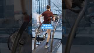 Theo’s rainy day treadmill workout replaces a stride workout outside