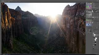 Editing a Photo Series: Zion National Park screenshot 5