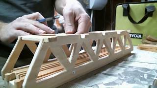 DIY Wooden Truss Bridge for Briocompatible toy train sets