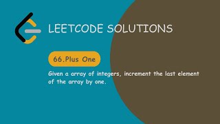 Leetcode solution in java | plus one