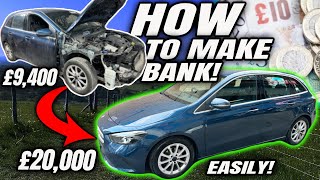 How To Make Lots Of Money Buying, Fixing \& flipping Salvage Cars For Profit | MUST WATCH!