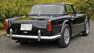 1964 Triumph TR4 - Cold start &amp; Test drive