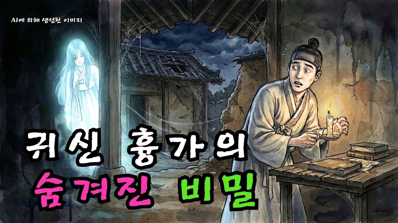 온 마을이 꺼리는 귀신 흉가를 산 가난한 선비, 처녀귀신의 기이한 현몽으로 팔자를 고치다 | 조선야담 | 야담 | 민담  |  조선시대