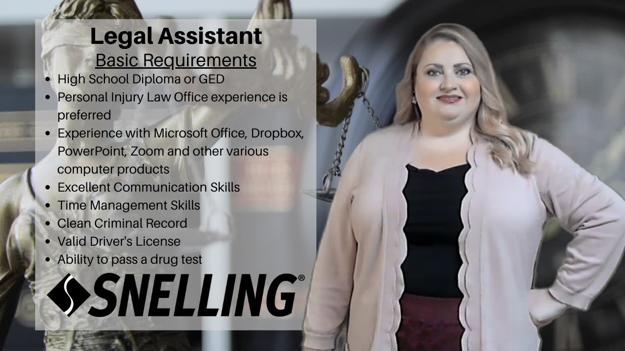 Legal Assistant Position Available YouTube