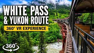 Complete Skagway Train Journey: 360° View from the Last Car