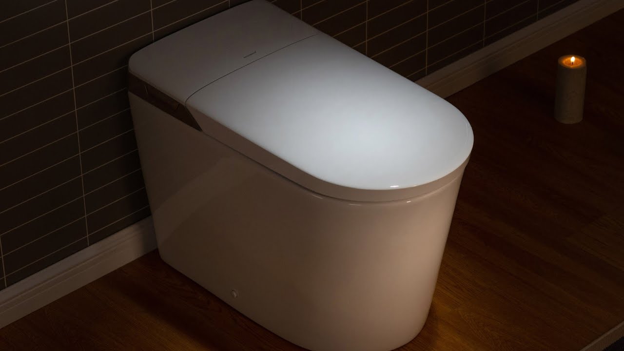 WOODBRIDGE EBT470 Bidet Toilet, Auto Open & Close, Foot Sensor