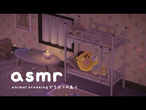 모동숲 수면 asmr ⊹ 포근히 주무세요 💭 (with. 마티) • 6 hours • 장작 & 오르골 소리 • acnh あつ森