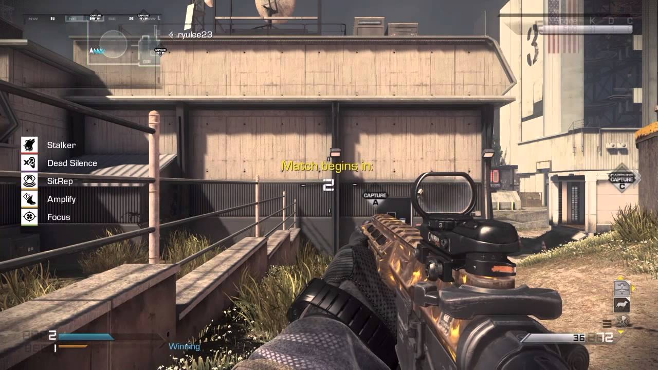 COD GHOSTS My 1st 17 kills on reinforce with Remington (map pack)