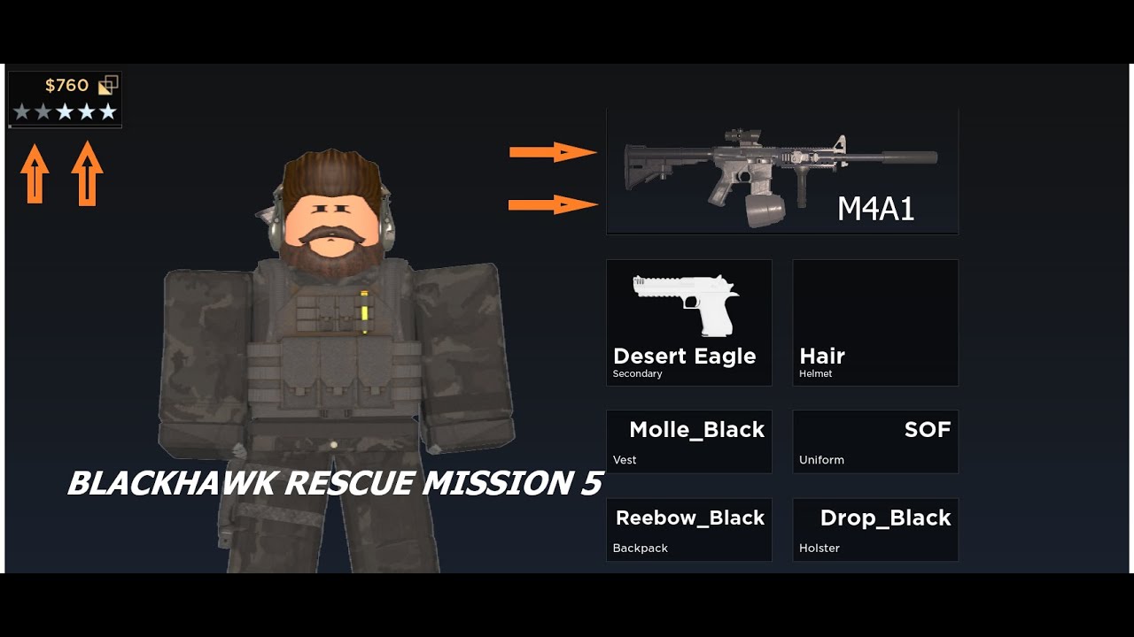 I Broke My Wrist To Use This Weapon 3 Stars Saying Thank You - roblox blackhawk rescue mission 5 stars