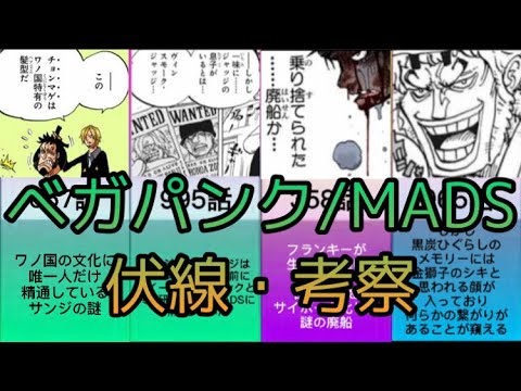 ワンピース ベガパンク Madsに繋がる伏線 考察 One Piece Youtube
