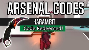 ALL ARSENAL CODES JUNE 2020 ROBLOX
