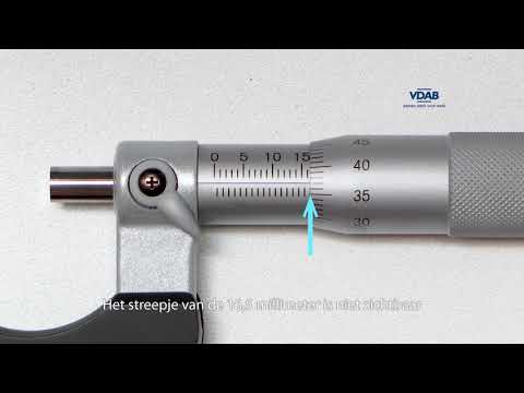 Video: Verschil Tussen Schuifmaat En Micrometer Schroefmaat