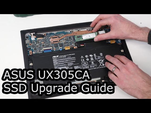 Zenbook UX305CA SSD Upgrade Guide -