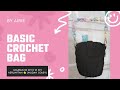 Basic Square Crochet Bag | easy to make | #1crochetbag | #byairie | #diycrochetbag