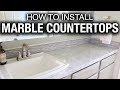 How to Install Marble or Granite Countertops in a Bathroom