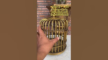 Lồng chim bằng đồng #đồcổcầnthơ #phongthuy #doxua #đồcổ #doco