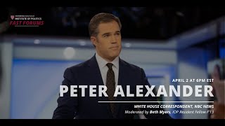 Fast Forum with Peter Alexander and Beth Myers