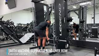 Smith Machine Supinated Bent Over Row