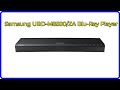 Review: Samsung UBD-M8500/ZA Blu-Ray Player. ESSENTIAL details.