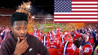 🇬🇧BRIT REACTS TO - Best College Football Entrances 😳😱