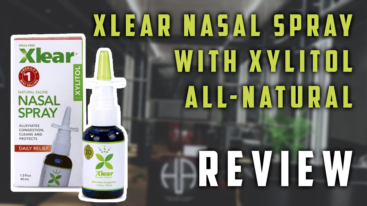 Xlear Nasal Spray with Xylitol Review 2021 AllNatural Nasal Spray