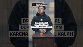 DOKTER TIRTA BAKAL DIROSTING 4 JAM KARENA LIVERPOOL KALAH #drtirta #liverpool #manunited #shorts