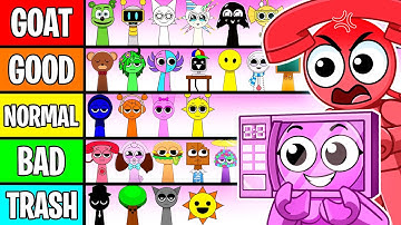 Making The PERFECT SPRUNKI Tier List In Roblox