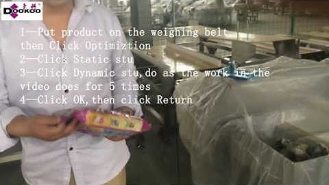 How to use a checkweigher or checkweighing system