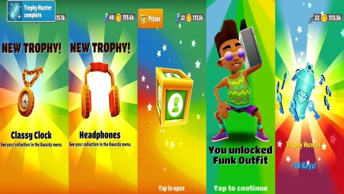 Subway Surfers - Trophy Hunter Award 