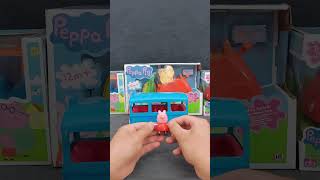 Peppa Pig Blue School Bus Playset Unboxing Off To School Adventures With Peppa