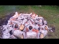 Limestone Burn to make quicklime / whitewash Danville Heritage Fest  2018 by Van Wagner