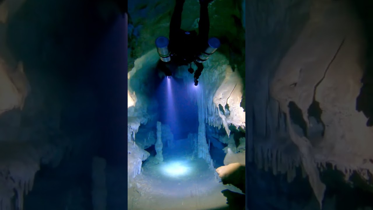 Cave diving Mexico 