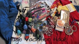 HUGE VACATION HAUL! NAIL POLISH, MAKE UP, CLOTHING AND MORE!