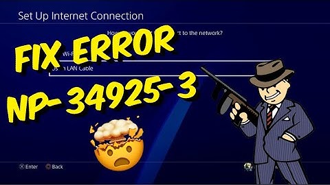 How To Fix PS4 Error NP-34925-3