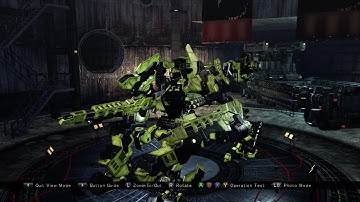 Armored Core Verdict Day Build tutorial: Heat Cannon Assault Quad