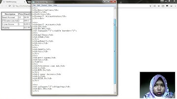 =Tutorial HTML= Tabel Bersarang