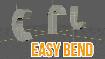 How to bend an object in Maya | Autodesk Maya 2025 How to use Bend tool