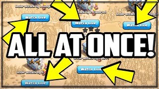 The ENTIRE Clan Attacked At Once for $65,000 - Clash of Clans