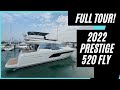 2022 Prestige 520 Flybridge Full Walkthrough Tour