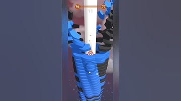 stack ball level 76 to 77 #shorts #stackball #shortsyoutube