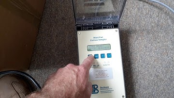 Burkard High-volume Cyclone: Setting cycle times